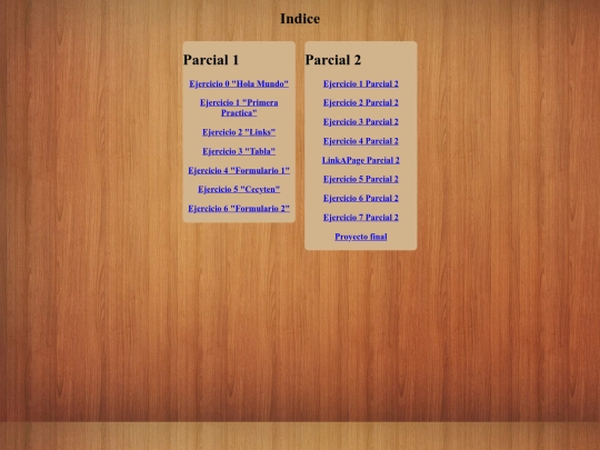 ProgIV/Indice screenshot