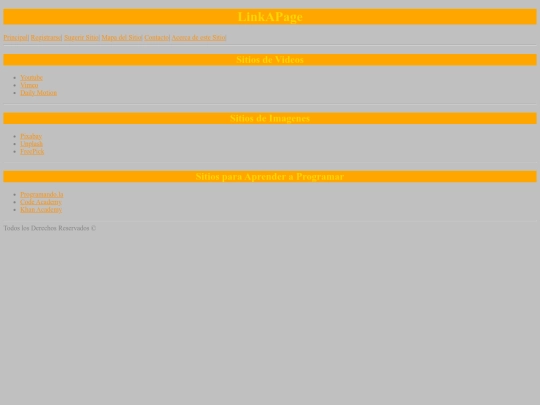 ProgIV/LinkAPage screenshot