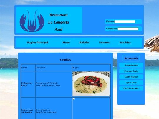 ProgIV/Proyecto/Comidas screenshot