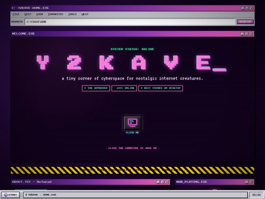 y2kave screenshot