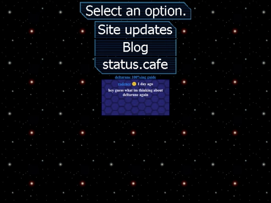 blogmenu screenshot