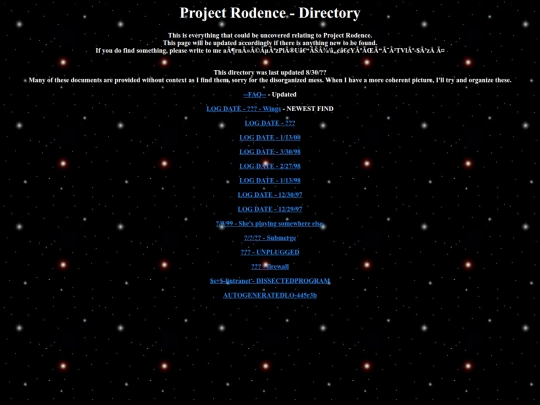 prjctrdnc-directory screenshot