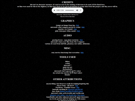 prjrdn/credits screenshot