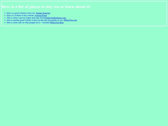 links screenshot