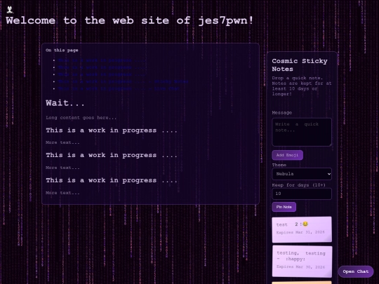 index screenshot