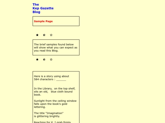 3-SamplePage screenshot