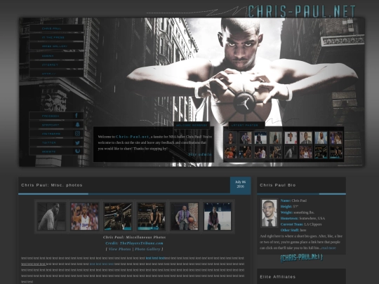 chrisPaul/exp screenshot