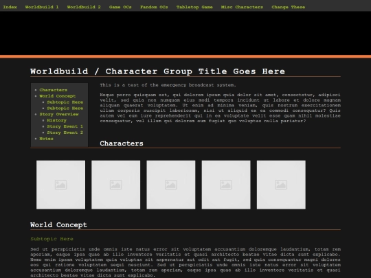 worldtemplate screenshot