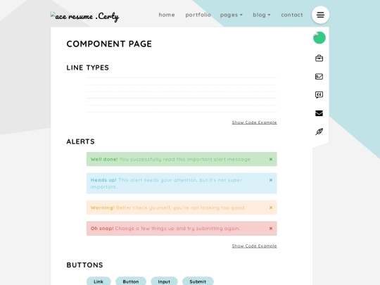 components screenshot