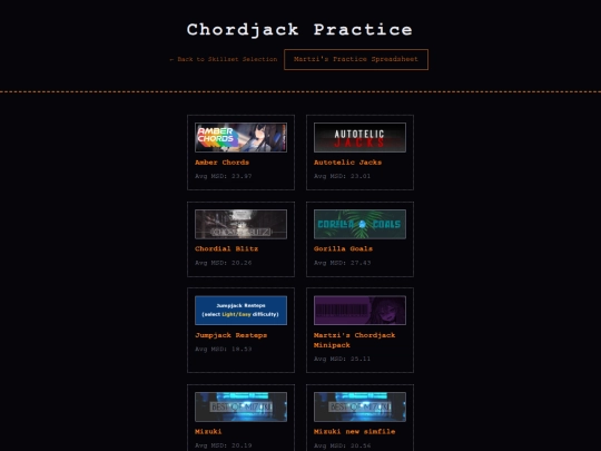 chordjackpractice screenshot