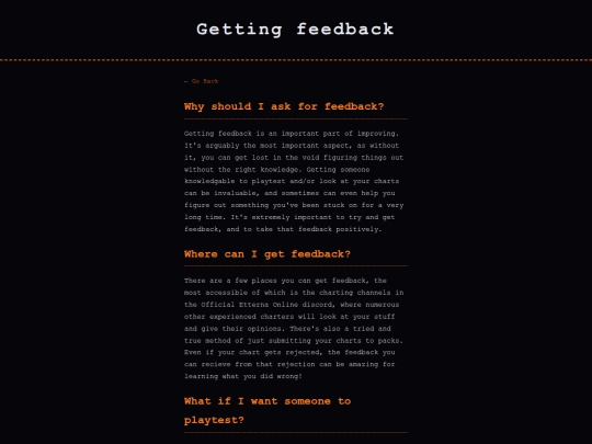 gettingfeedback screenshot