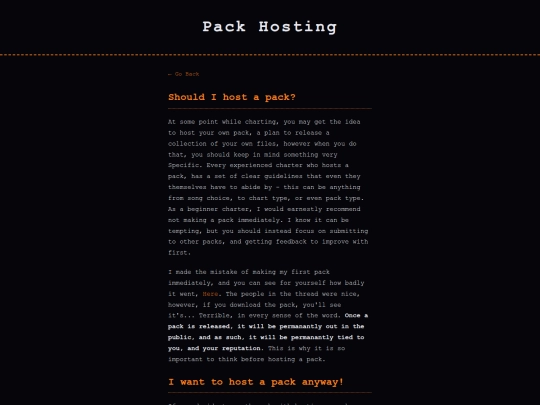 hosting screenshot
