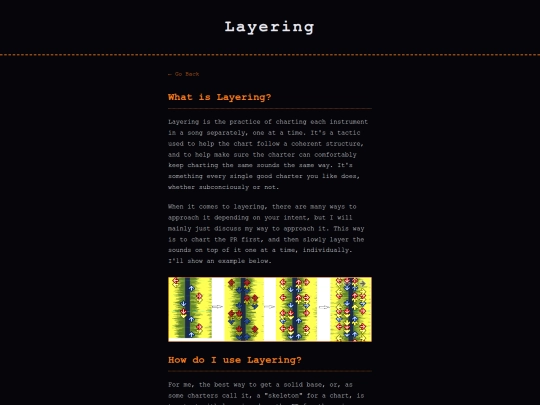 layering screenshot