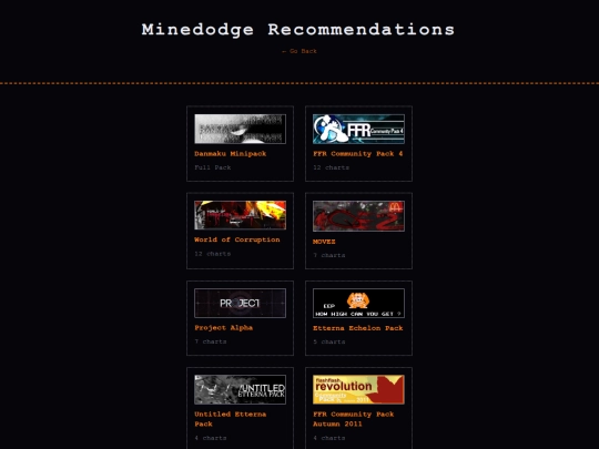 minedodgerecs screenshot