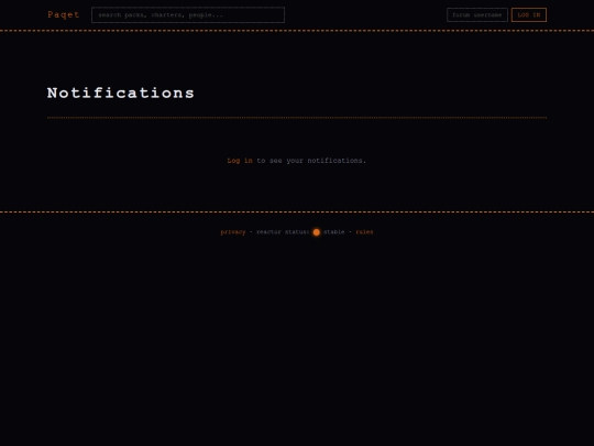 paqet/notifications screenshot
