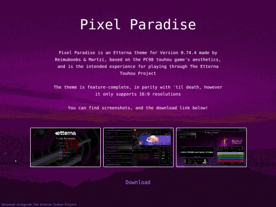 pixelparadise screenshot