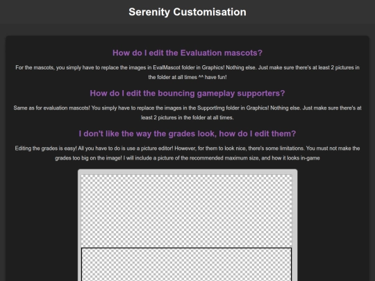 serenitycustom screenshot