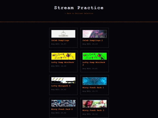 streampractice screenshot