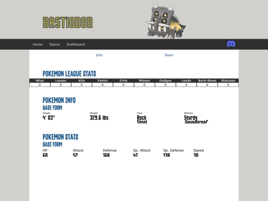 draft/pokemon/bastiodon screenshot
