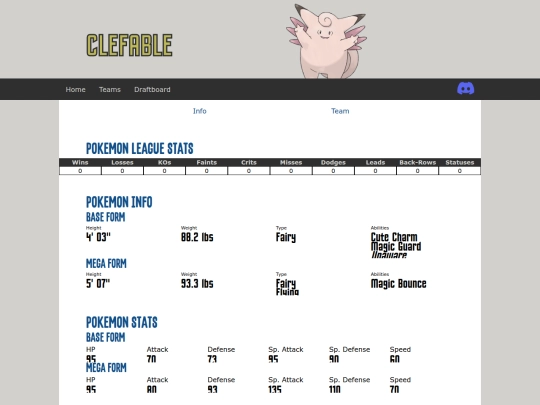 draft/pokemon/clefable screenshot