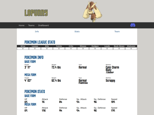 draft/pokemon/lopunny screenshot