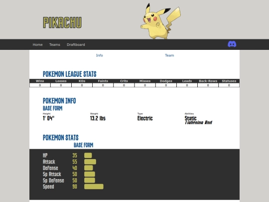 draft/pokemon/pikachu screenshot