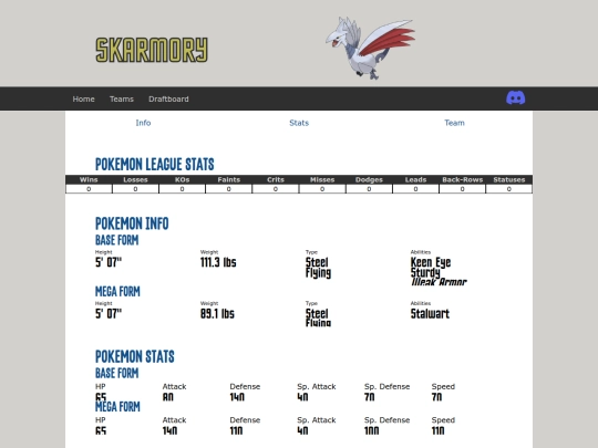 draft/pokemon/skarmory screenshot