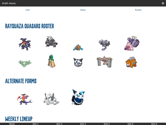 draft/teams/rayquaza-quasars/roster screenshot