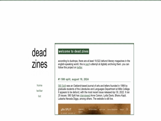 index screenshot