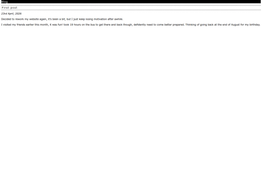 blog screenshot
