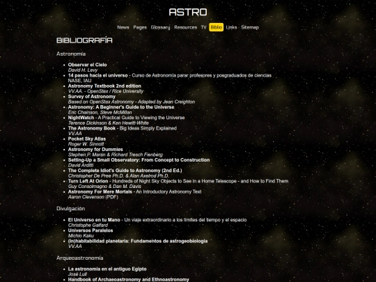 astro/biblio screenshot