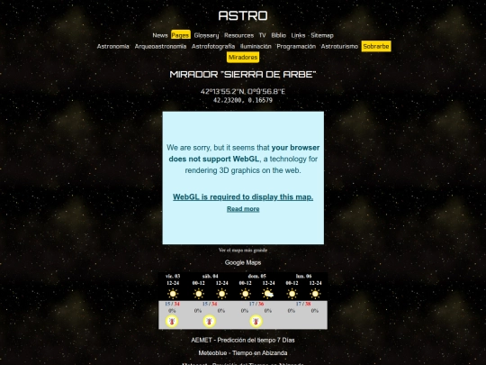 astro/paginas/sobrarbe/sierra-de-arbe screenshot
