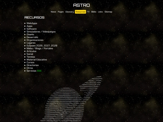 astro/resources screenshot