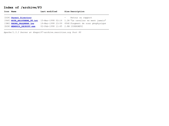 F3 screenshot