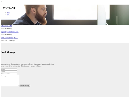 project/contact screenshot