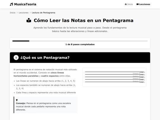 leccion-lectura screenshot
