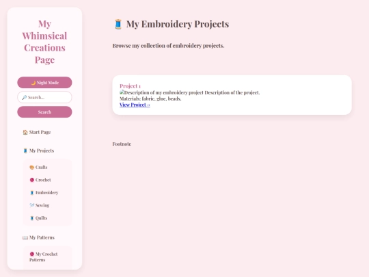 embroideryprojects screenshot