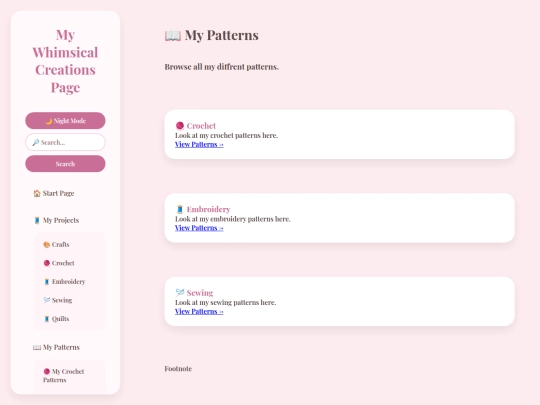patterns screenshot