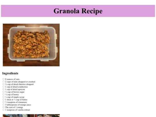 granola screenshot