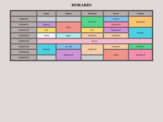 Proyectos/Proyecto_06/Horario screenshot