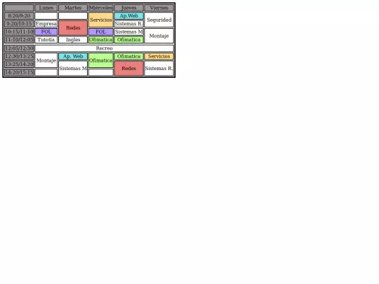 Proyectos/Proyecto_7/Orario screenshot