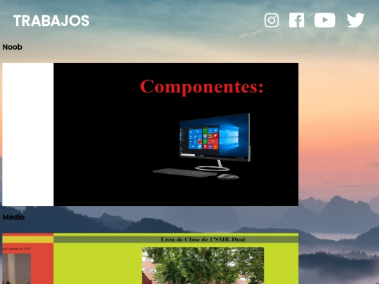 Proyectos/index screenshot