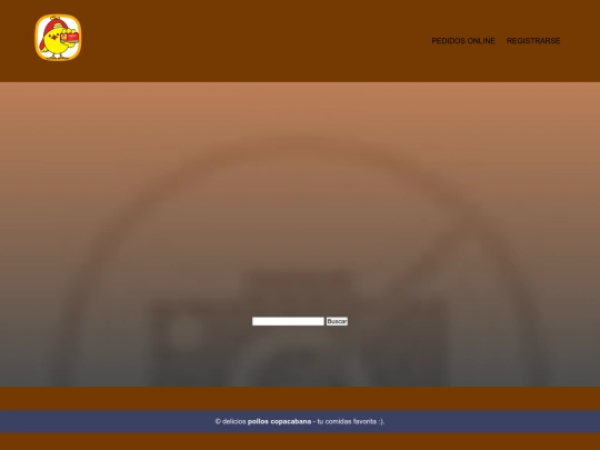comida rapida/pollos copacabana screenshot
