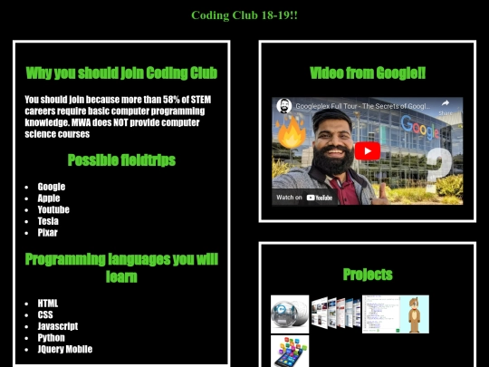 CodingClub18/coding screenshot
