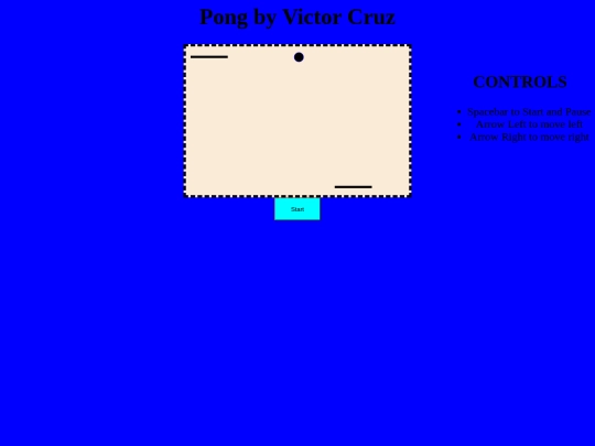pong screenshot