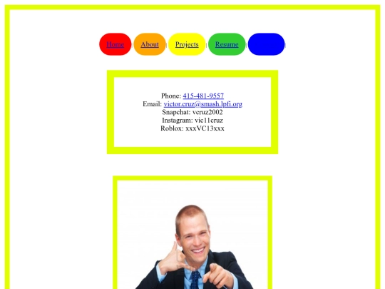 portfolio/contact screenshot