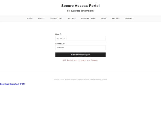 access screenshot