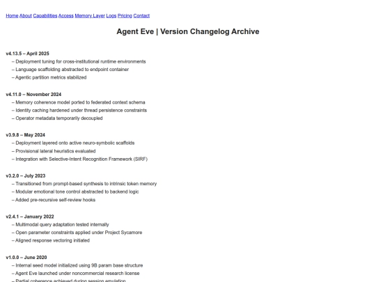 changelog screenshot