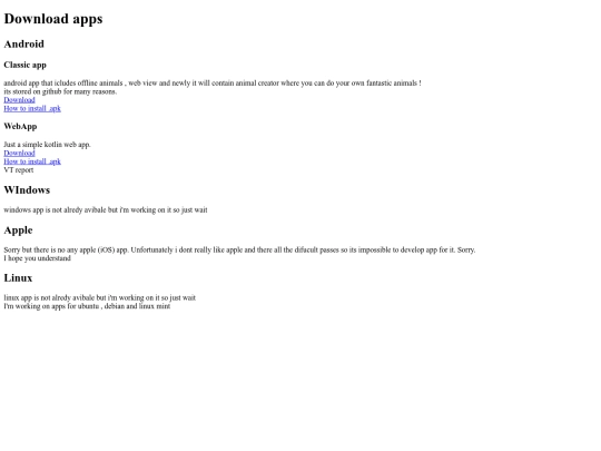 apps screenshot