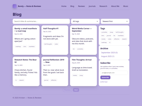 blog screenshot